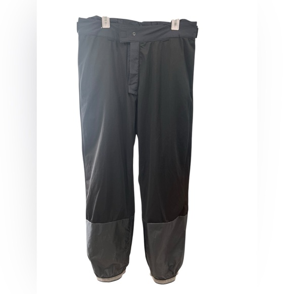 Obermeyer Men’s Cargo II Ski Snow Pants Black Insulated Velcro Waist Size L - Picture 5 of 12